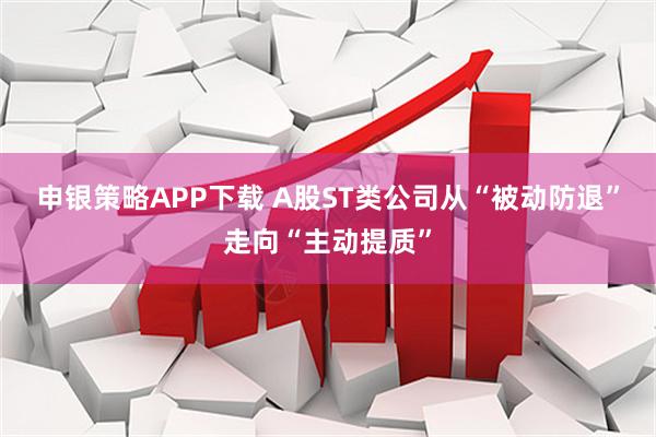 申银策略APP下载 A股ST类公司从“被动防退”走向“主动提质”